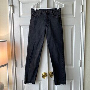 Gap Cheeky Straight High Rise Jeans 14.5x28 (sz 29/8Tall) Black